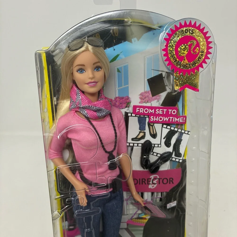 2015 Barbie Doll Film Director Career of the Year Blond hair mint in box - Picture 3 of 8